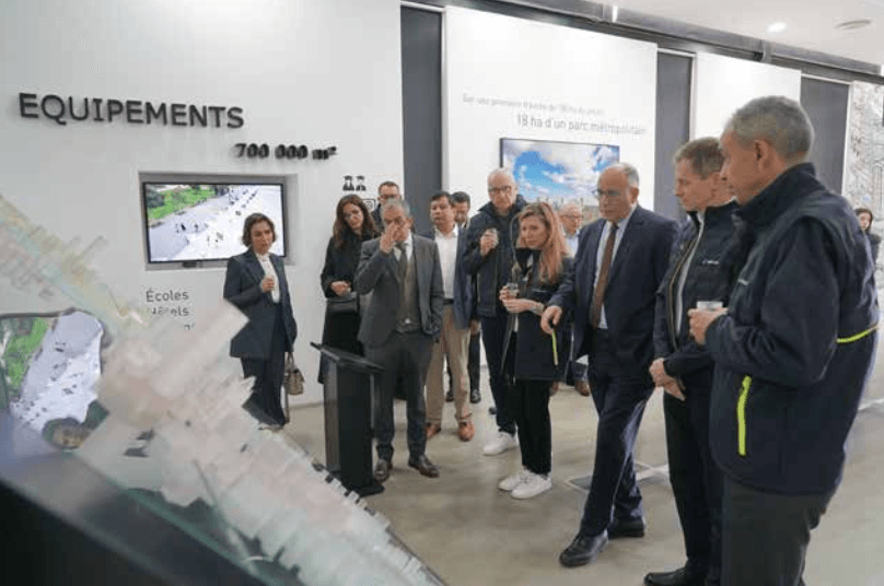 AUDA - Visite du Président de LafargeHolcim au pôle urbain Casa Anfa
