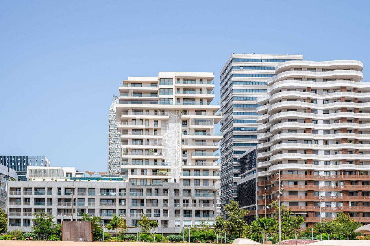 Vue réelle du développement urbain de Casa Anfa à Casablanca